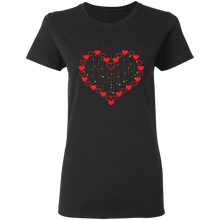 Load image into Gallery viewer, Lots Of Hearts Valentines Day G500L Ladies&#39; 5.3 oz. T-Shirt
