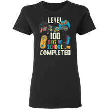 Load image into Gallery viewer, Level 100 Days Of School Completed Video Gamer for Boys G500L Ladies&#39; 5.3 oz. T-Shirt
